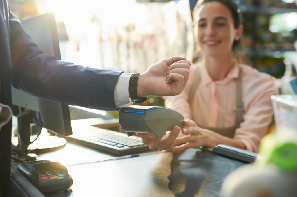 Contactless Payment in Boutique
